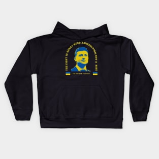 Zelensky  quotes says Kids Hoodie